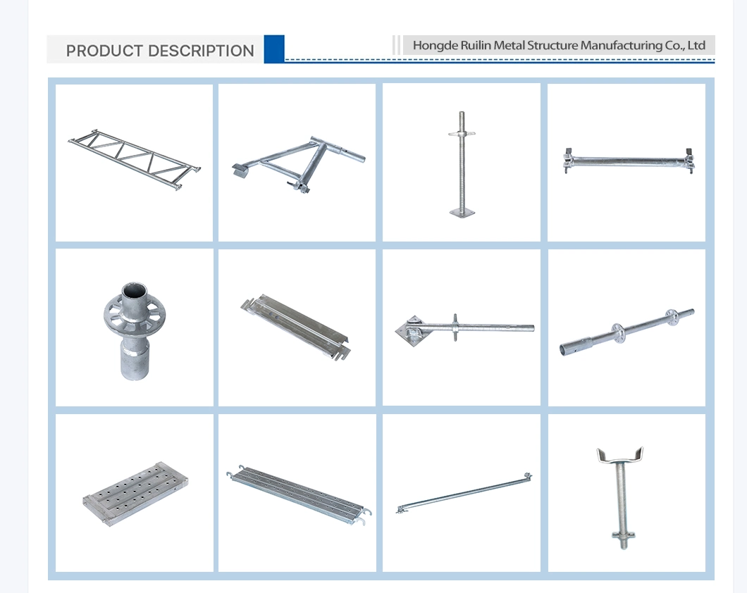 Heavy Duty Steel Material Scaffold Layher Allround Ringlock Scaffolding for Bridge/Building Construction