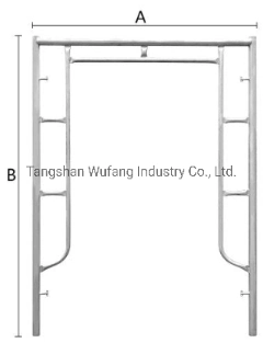 Frame Scaffold Building Construction Material Q235 Steel H Frame Scaffolding Platform Ladders Steel Scaffolding