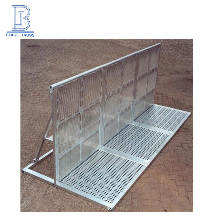 Stage Barrier Concert Barricade Crowd Control Aluminum Stage Mojo Barrier on Sale Aluminum Portable Straight Security Barrier