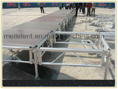 調整可能なアルミニウム製ステージ装置、屋外イベント用のポータブルコンサートステージ