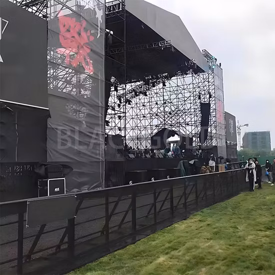 スチールブラック Corcert Mojo バリケード イベント群集制御バリア